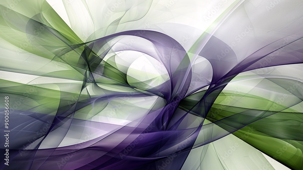 Poster abstract breaking dance floor with graffiti-style elements and geometric dance moves in bright purpl
