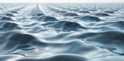 Fototapeta premium Tranquil Wave. Serene nature concept