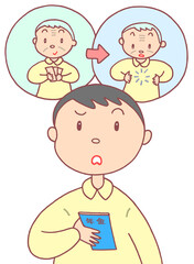 社会問題のイラスト - 年金制度・年金不安・年金受給者・公的年金