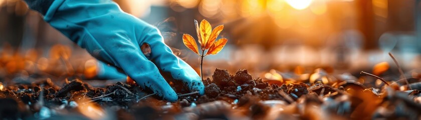 Community service activities like cleaning parks and distributing food, Documentary, Soft hues, Photography