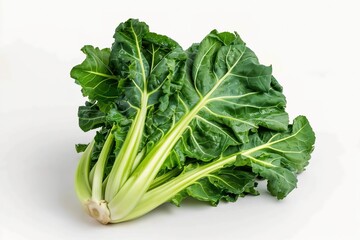 Fresh green collard greens with vibrant leaves, highlighting the beauty and health benefits of leafy vegetables.