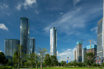 Naklejka premium , Zhuhai, city, architecture, China,
