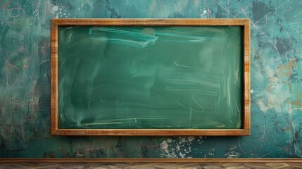 Educational Background with Green Board for Text or Design