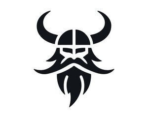Fototapeta premium Viking Logo Design Vector Template