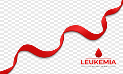 leukemia awareness month is september vector illustration. In most cases, blood cells originate from stem cells in the bone marrow.