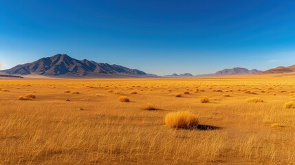 Obraz premium Majestic Mountain Range In Desert Landscape