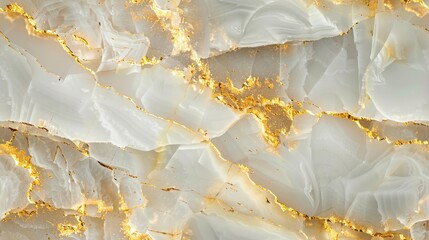 Fototapeta premium Light citrine, gold white slab