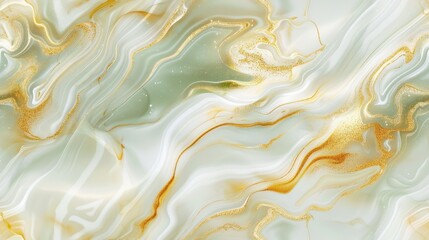 Obraz premium Subtle Yellow Jade, gold white