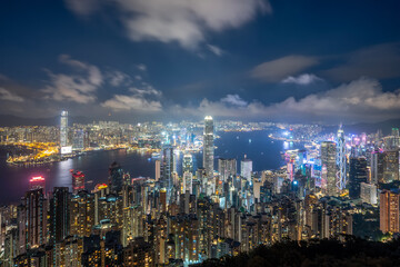 Obraz premium , Hong Kong, city, architecture, China,