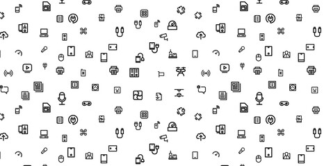 UI UX pattern. essential seamless background