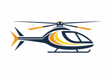 Helicopter logo icon vector illustration