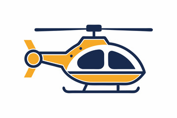 Helicopter logo icon vector illustration