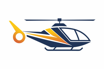 Helicopter logo icon vector illustration