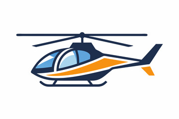 Helicopter logo icon vector illustration