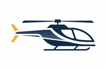 Helicopter logo icon vector illustration