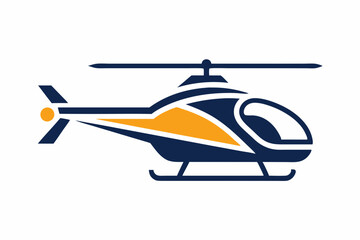 Helicopter logo icon vector illustration