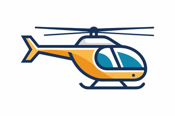 Helicopter logo icon vector illustration