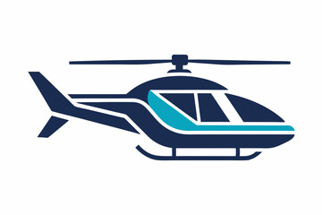 Helicopter logo icon vector illustration