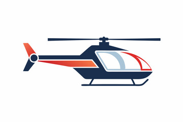 Helicopter logo icon vector illustration