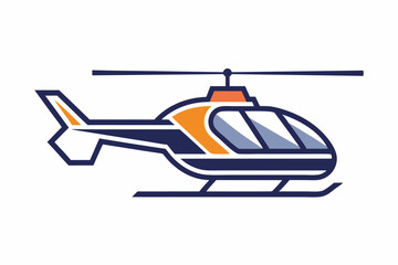 Helicopter logo icon vector illustration