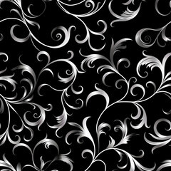 アニメ風のフローリッシュパターン