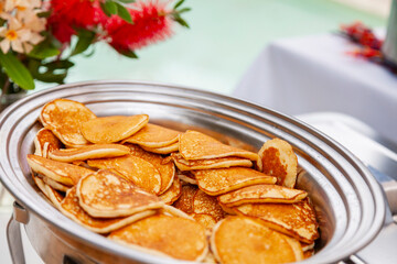 Hotcakes o Pancakes en Buffetera Tradicional