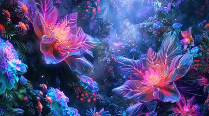 Ethereal Glow: A Dreamlike Garden