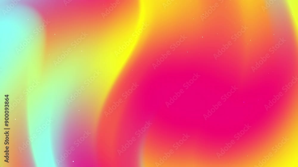 Poster abstract gradient background with wavy lines and bright colors, suitable for modern design projects,