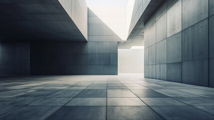 Obraz premium Esencia de Simplicidad: Arquitectura Minimalista y Contemporánea