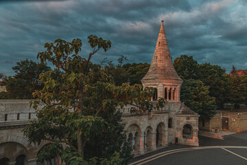 Fisherman's Bastion in Budapest city, Hungary