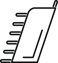 Inflatable emergency evacuation slide is inflating on the wing of an airplane