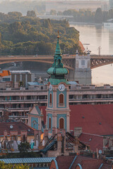 tower of the church near the fisherman's bastion Budapest Hungary 24.06.24
