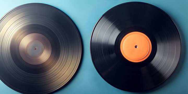 Schallplatte Vinyl Schellack Vinylscheibe Scheibe Platte Generative AI