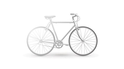 Obraz premium Bicycle travel adventure vintage bike illustration for outdoor exploration concept