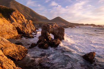 Sunset over the sea. Big Sur, CA USA. © Ian Miller