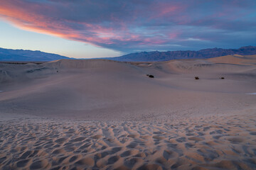 Sunset Clouds In Death Valley National Park