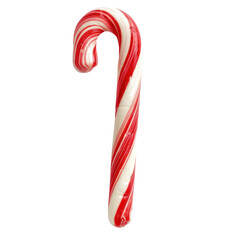 Festive Red and White Candy Cane Decoration