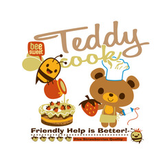 Obraz premium teddy cook.ai
