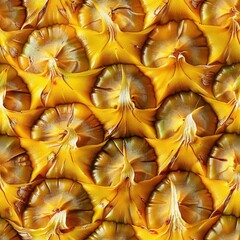 Fototapeta premium Create a seamless pattern using the provided image of a pineapple skin texture
