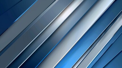 Obraz premium abstract blue and silver are light gray with white the gradient is the surface with templates metal texture soft lines tech diagonal background blue dark sleek clean modern