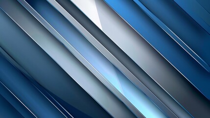 Obraz premium abstract blue and silver are light gray with white the gradient is the surface with templates metal texture soft lines tech diagonal background blue dark sleek clean modern