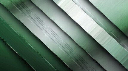 Obraz premium abstract green and silver are light gray with white the gradient is the surface with templates metal texture soft lines tech diagonal background green dark sleek clean modern