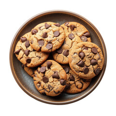 Delicious Chocolate Chip Cookie on Plate