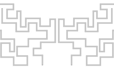 Abstract line striped seamless geometric pattern background