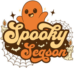 Spooky Season - Halloween Horror Graphic T-Shirt Design