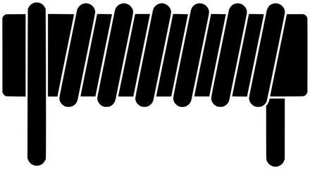 toy illustration spiral silhouette rainbow logo childhood icon plastic outline coil flexible slinky play game flexibility children curve twisted shape helix elasticity games for vector graphic