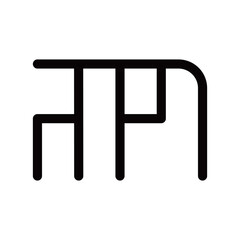龍体文字です。「め」を示す文字です。