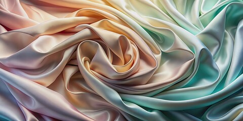 Obraz premium Soft silk fabric draped elegantly, creating a serene atmosphere , silk, soft, texture, elegant, draping, smooth, luxurious