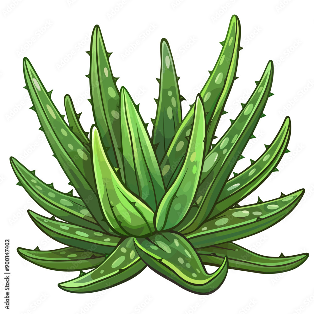 Wall mural Aloe vera