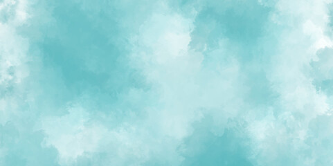 Obraz premium abstract cloud and vapor texture background. blue and white smoke aquarelle smudge illustration smooth grungy smokey light blue colors ink glow. white color powder explosion
